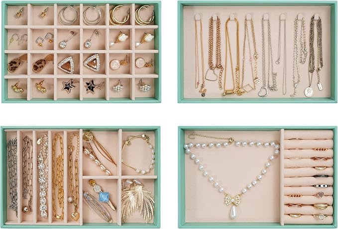 ProCase Stackable Jewelry Organizer Trays by ProCase
