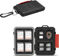 22 Slots SD MicroSD Memory Card Case, IP67 Waterproof Anti-Shock Memory Card by Kiorafoto