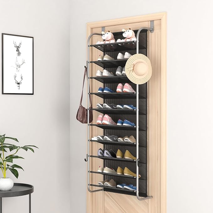 10 Tier Shoe rack Hanging Shoe Storage the door shoe rack - Image 2