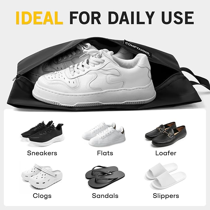 Comfyanno Travel Shoe Bag, Shoe Storage Bag - Image 7