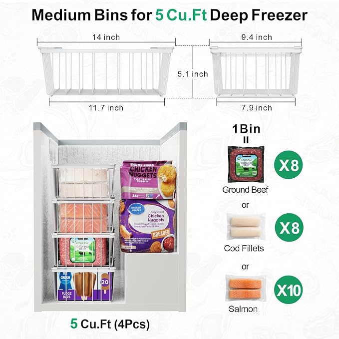 iSPECLE Freezer Organizer Bins - Image 2
