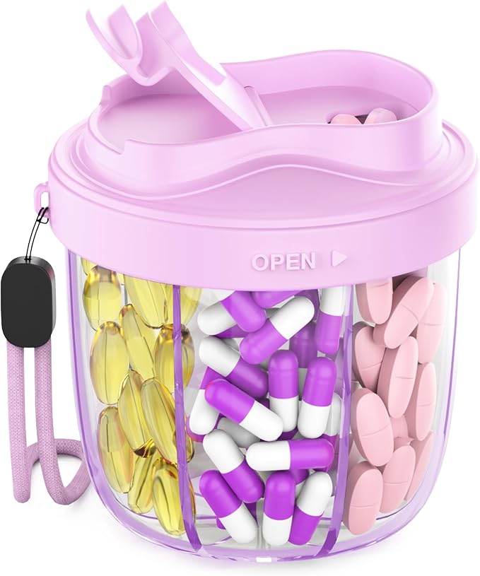 Pill Organizer, Pill Dispenser by NAVIKIA