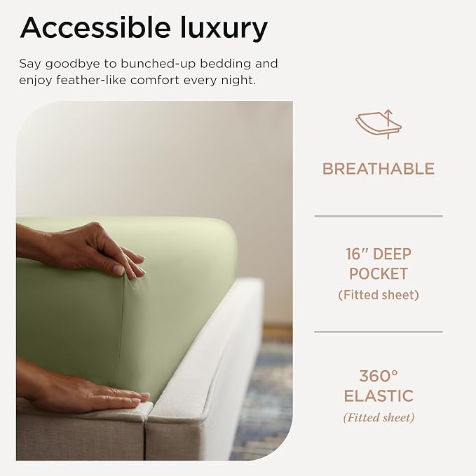 Threadmill Twin XL Sheet Sets | 100% Supima Cotton Sheets - Image 5