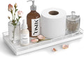 Oak Bathroom Toilet Tank Tray, for Perfume Makeup Candle Kitchen Counter Coffee by Focusonit