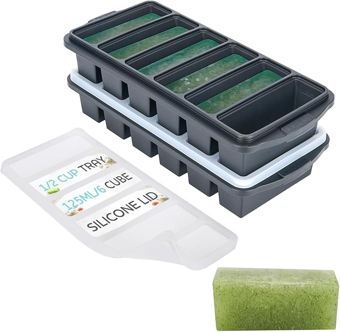 1/2 Cup Silicone Freezer Tray by Xomoo