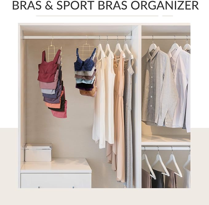 ZEDODIER Tank Top Hanger Space Saving, Bra Hangers - Image 5