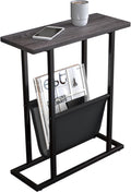 Yusong Narrow Side Table for Small Spaces, Small End Table by Yusong
