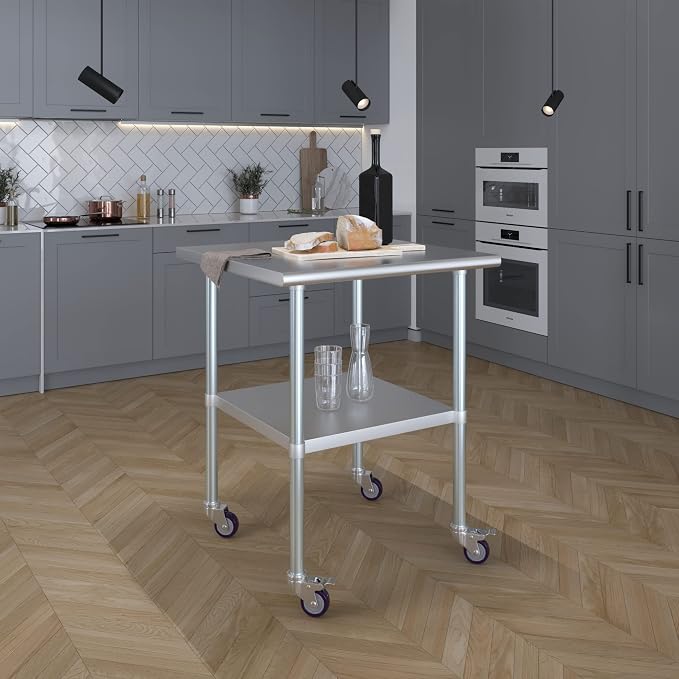 AmGood 30" Long x 30" Deep Stainless Steel Table - Image 7