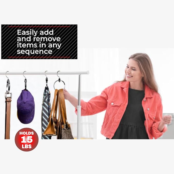 Multipurpose Closet Hangers- Tie and Belt Hanger - Image 7