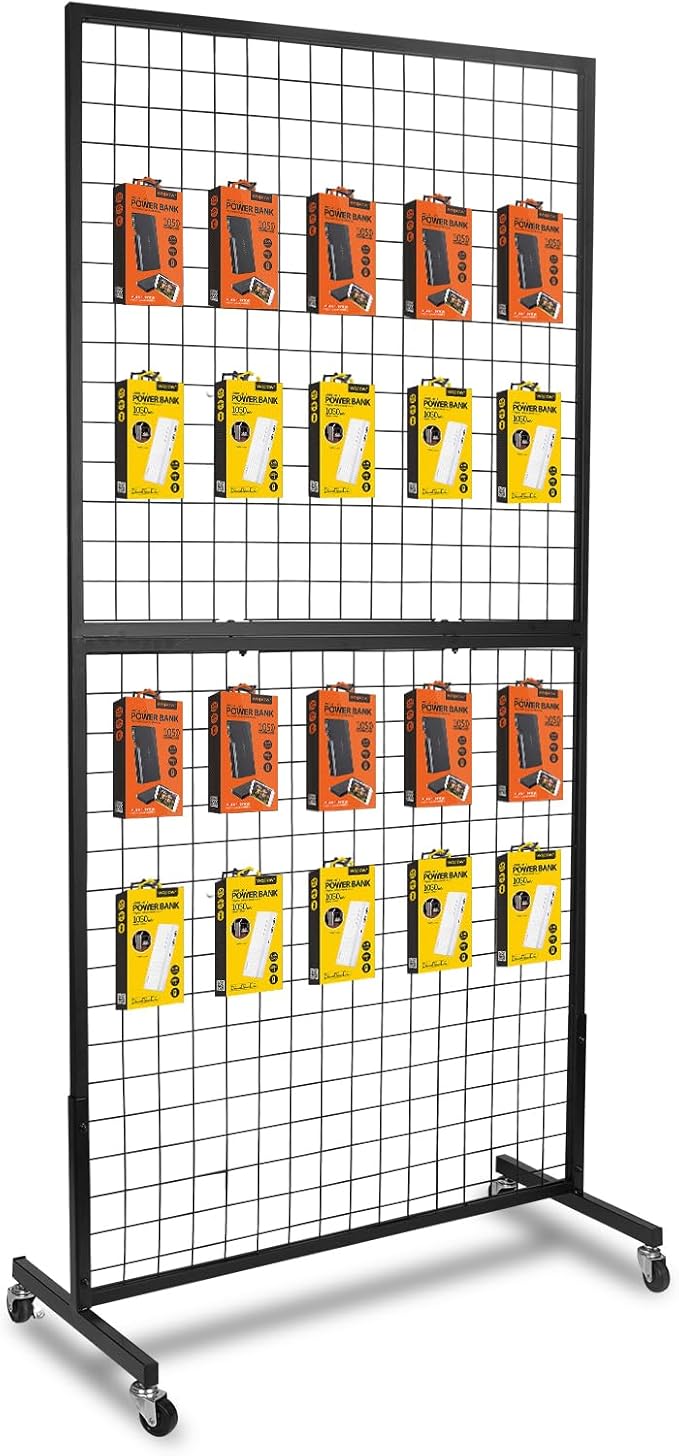 3'x 6' Gridwall Panel Display Stand by NectaCol