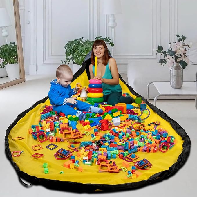 Toy Storage Organizer & Play Mat - Image 6