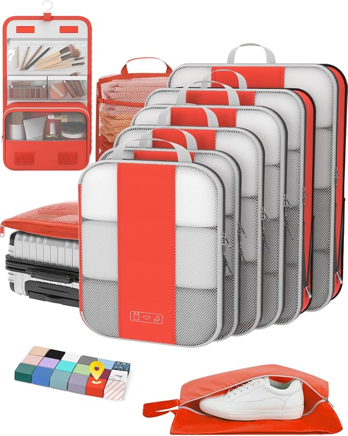 10 Set Compression Packing Cubes by OlarHike