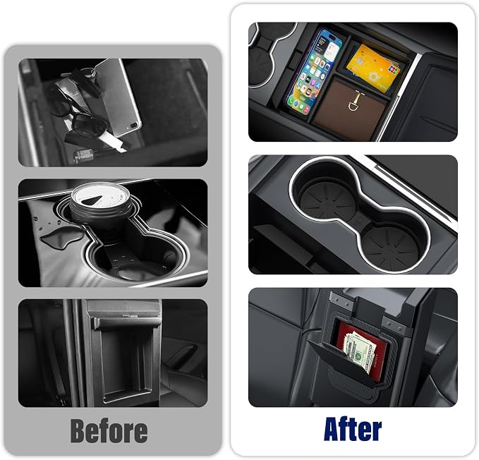2025 Upgrade 5PCS Center Console Organizer Tray - Image 2