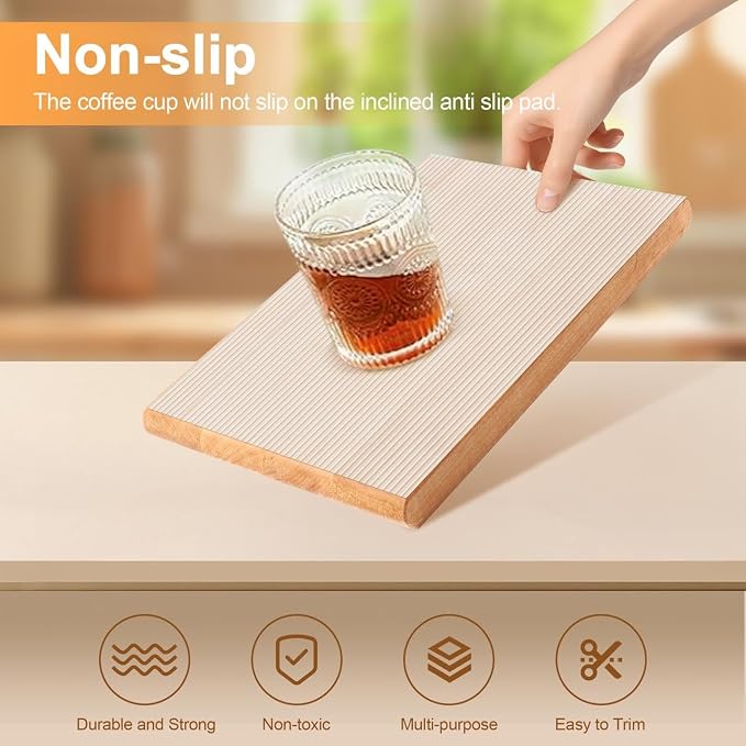 FEXIA Shelf Liners for Kitchen Cabinets Non-Slip Drawer Liner 16 Inches x 20 FT - Image 3