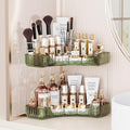 2-Tier Corner Bathroom Counter Organizer by Asayuee