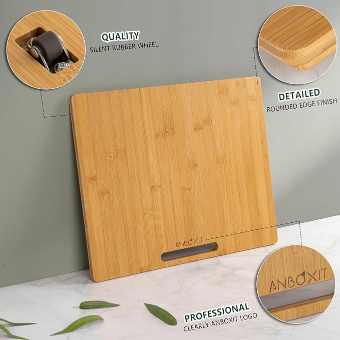 Bamboo Appliance Slider, Sliding Tray - Image 3