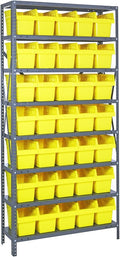 Quantum Storage Systems 1275-SB802YL Solid Heavy Duty 8 Shelves 35 STORE-MAX by QuantumStorageSystems