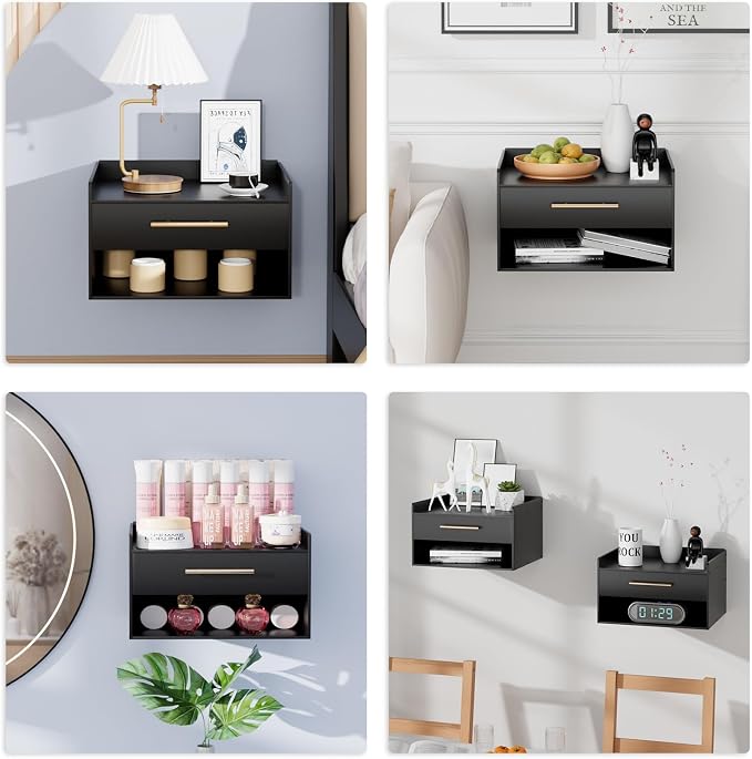 Bamboo Floating Nightstand - Image 5
