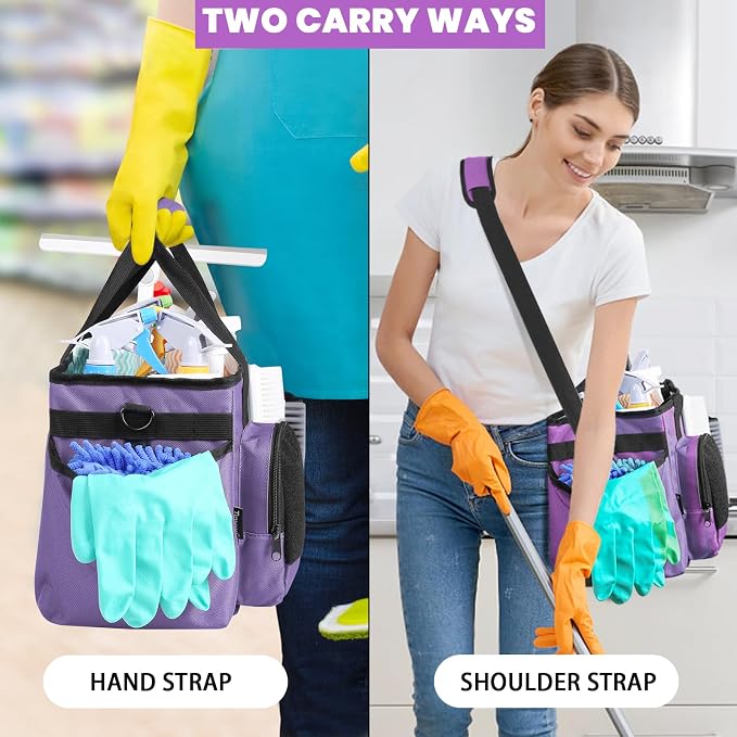 Wearable Cleaning Caddy Bag, Cleaning Organizer - Image 2