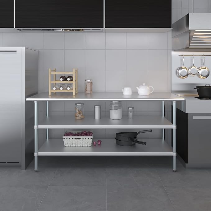 AmGood Stainless Steel Work Table - Image 8