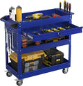 3 Tier Rolling Tool Cart with Drawers, Heavy Duty Utility Cart on Wheels by Granper%EF%BC%9AGrandPerfect