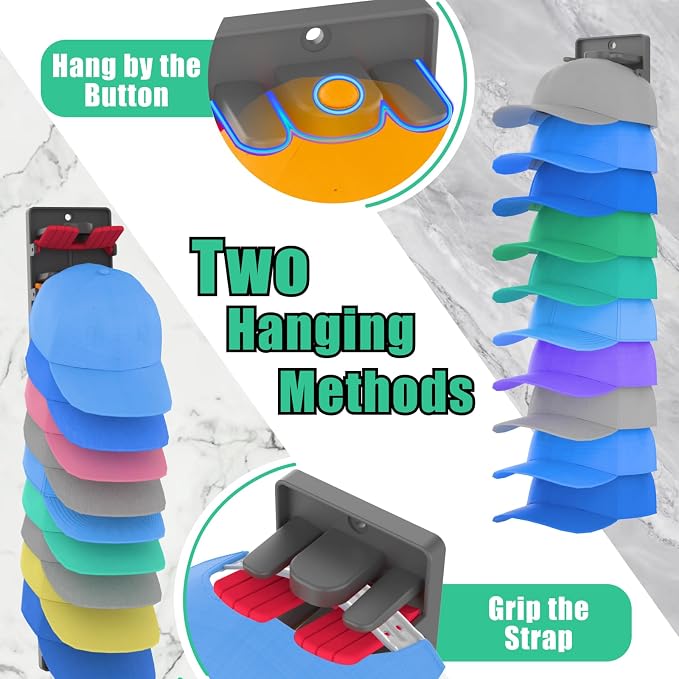 Hat Organizer for Baseball Caps 2 Packs - Image 4