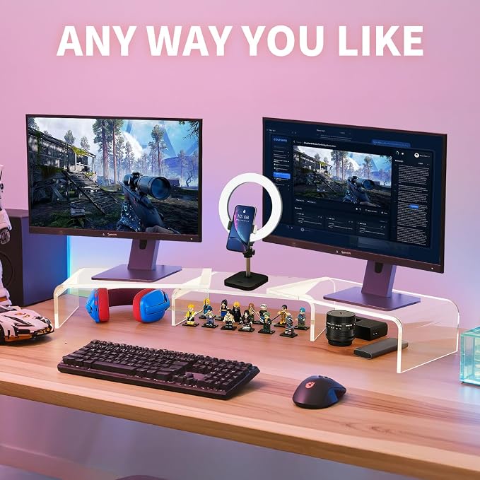 Acrylic Monitor Stand, Computer Accessories - Image 3
