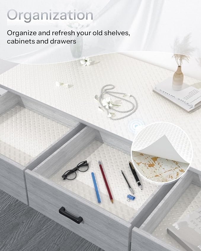 Shelf and Drawer Liner for Kitchen Cabinet, Non-Adhesive 24in x 120in - Image 5