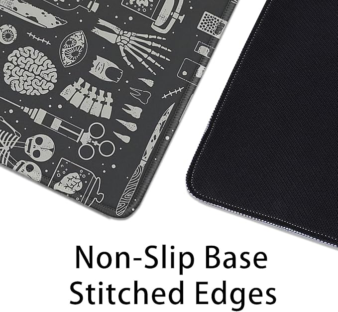 Human Skeleton Medical Mouse Pad, Large X Ray Mousepad Desk Pad - Image 6