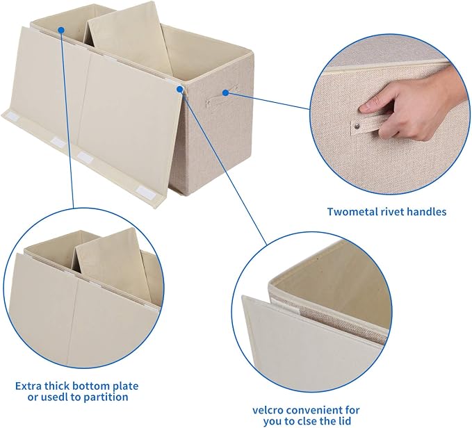 popoly Large Toy Box Chest Storage - Image 3