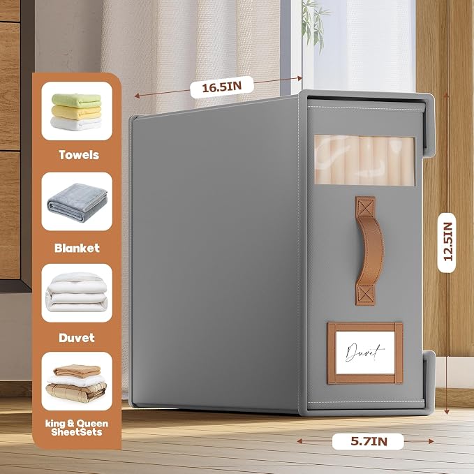 6 Pack Bed Sheet Organizers And Storage - Image 5