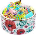 Ceramic Paper Clip Holders Paperclips Holder Dispenser Cute Clips Organizer by CuteThingsforHome