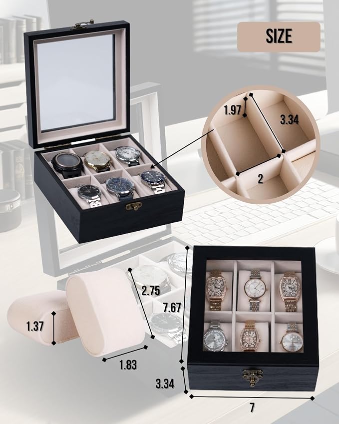 Watch Box, Watch Case for Men Women - Image 6