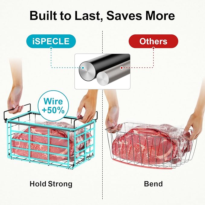 iSPECLE Deep Freezer Organizer Bins - Image 4