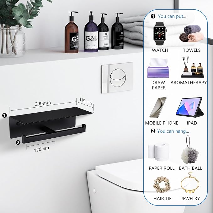 LANC Double Toilet Paper Holder - Image 5