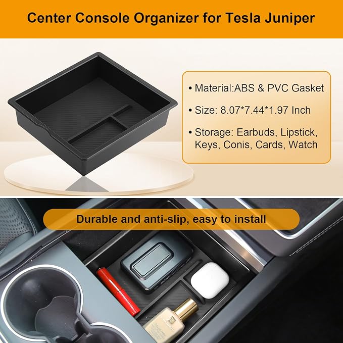 5PCS Center Console Organizer Tray - Image 3