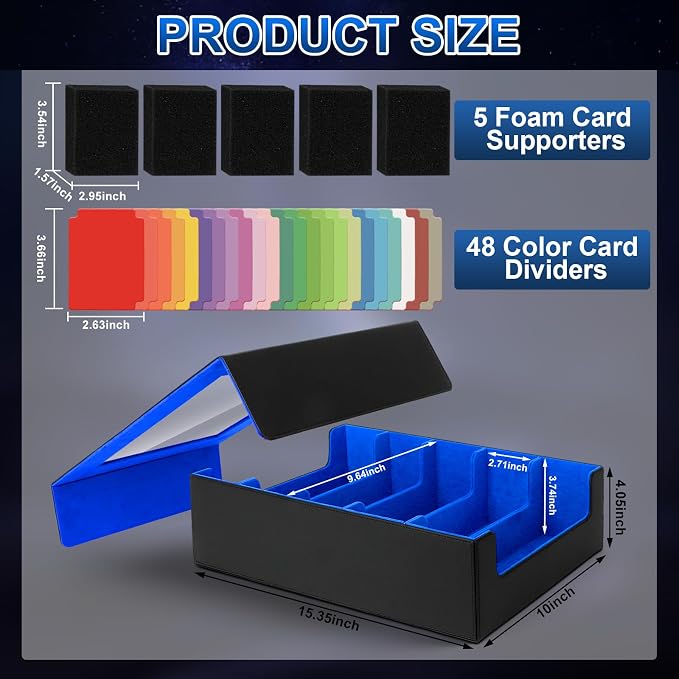 AOBOPLE Trading Card Storage Box, 3900+ Card Box Storage - Image 4
