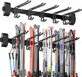 32" Ski & Snowboard Wall Rack – Heavy-Duty Wall Mounted Ski Storage by Unknown