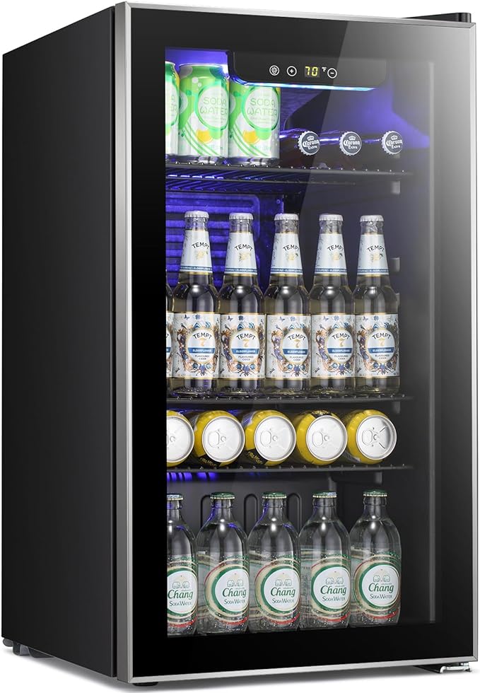 Antarctic Star Beverage Refrigerator -120 Can Mini Fridge by AntarcticStar