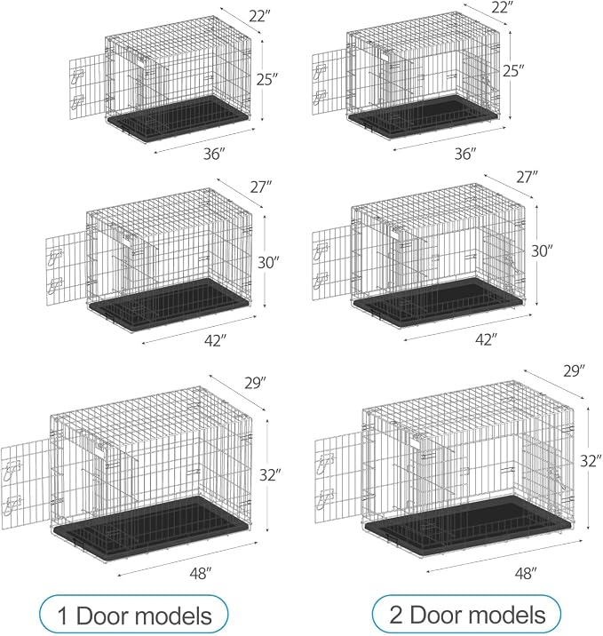 PetsTuff GREAT CRATES 48” XX-Large Dog Crate - Image 3