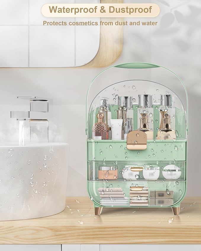 Makeup Organizer Countertop, Skincare Holder Bathroom Counter Organizer - Image 5