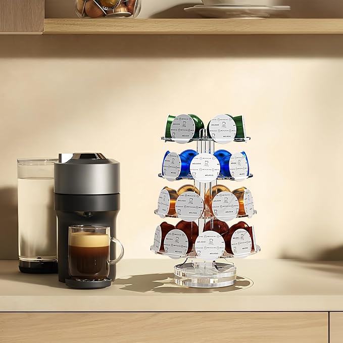 Coffee Pods Holder Acrylic Carousel Compatible - Image 6
