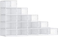 SONGMICS Shoe Boxes, Stackable Clear Plastic Boxes by SONGMICSbySONGMICSHOME