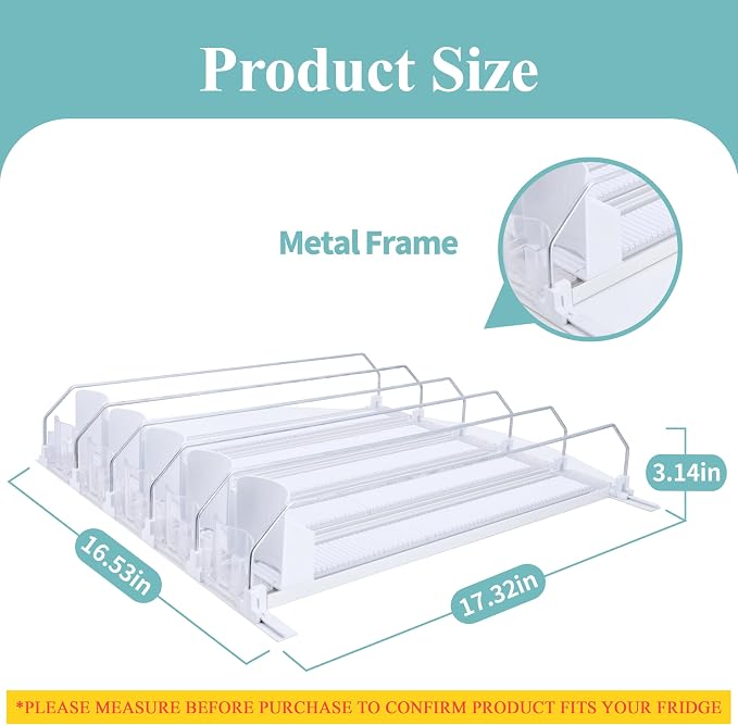 Drink Organizer For Fridge - Image 2