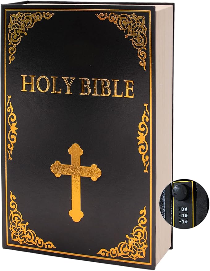 Leather Book Safe Real Paper Secret by PACOLO