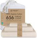 Threadmill Twin Sheet Set |656 Thread Count 100% Supima Cotton Sheets by ThreadmillHomeLinen