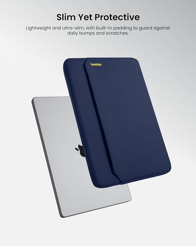tomtoc Slim Laptop Sleeve Case for 13-inch New MacBook Air M4/A3420 M3/A3113 - Image 2
