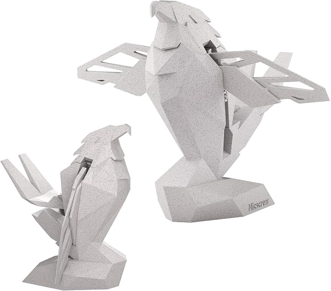 Controller Holder for Xbox/PS/Switch – Monument Marble-Style Eagle Stand by Micscrew