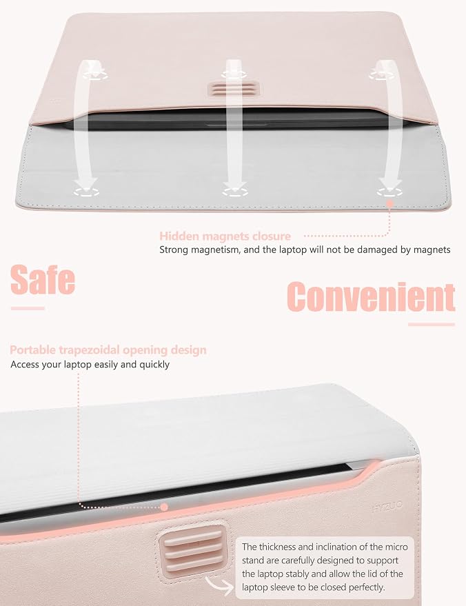HYZUO 15 Inch Laptop Sleeve Case - Image 4
