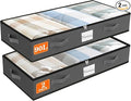 SpaceWhisper 90L Under Bed Storage Containers, Foldable Closet Organizers and by Unknown